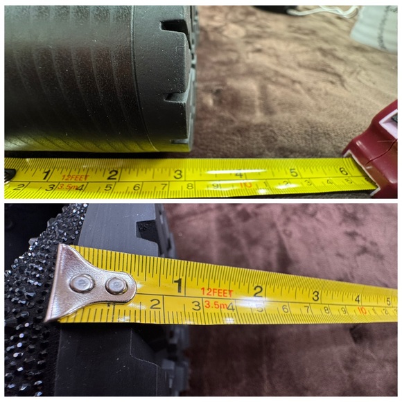 INC black rhinestone embellished boots size 10 - Picture 8 of 9